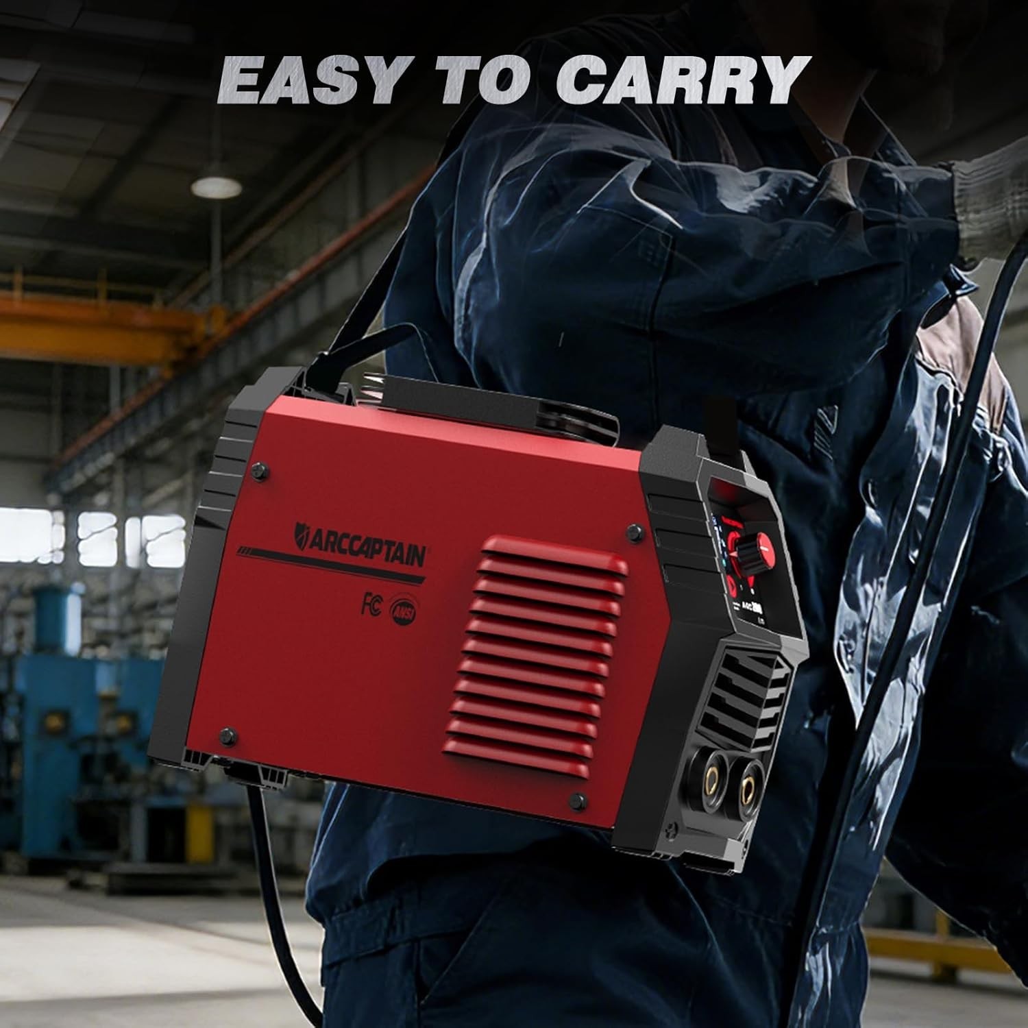 Stick Welder, [Large LED Display] 200A ARC/Lift TIG Welding Machine with Syne…