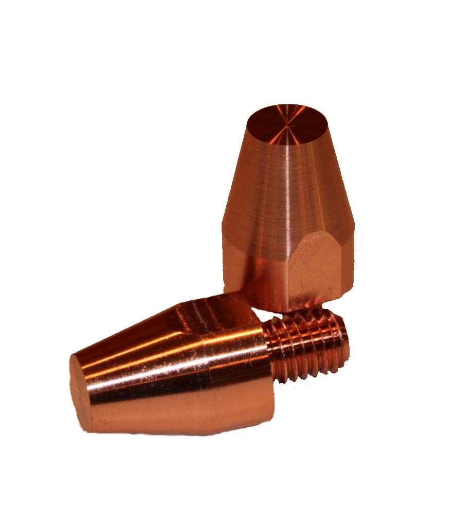 Chromium Copper Chicago Electric Fit Spot Welding Tips 3/8″ (9.5mm) Contact Area