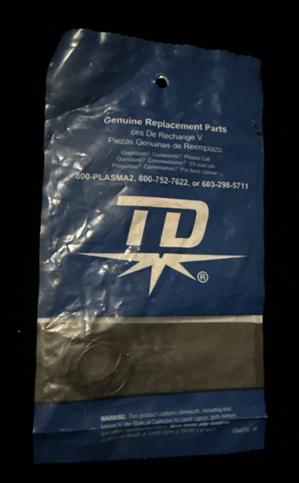 Thermal Dynamics O-Ring, For 2CZF1 and 2CZF2, Part 8-3487. Pack of 5. Free Ship