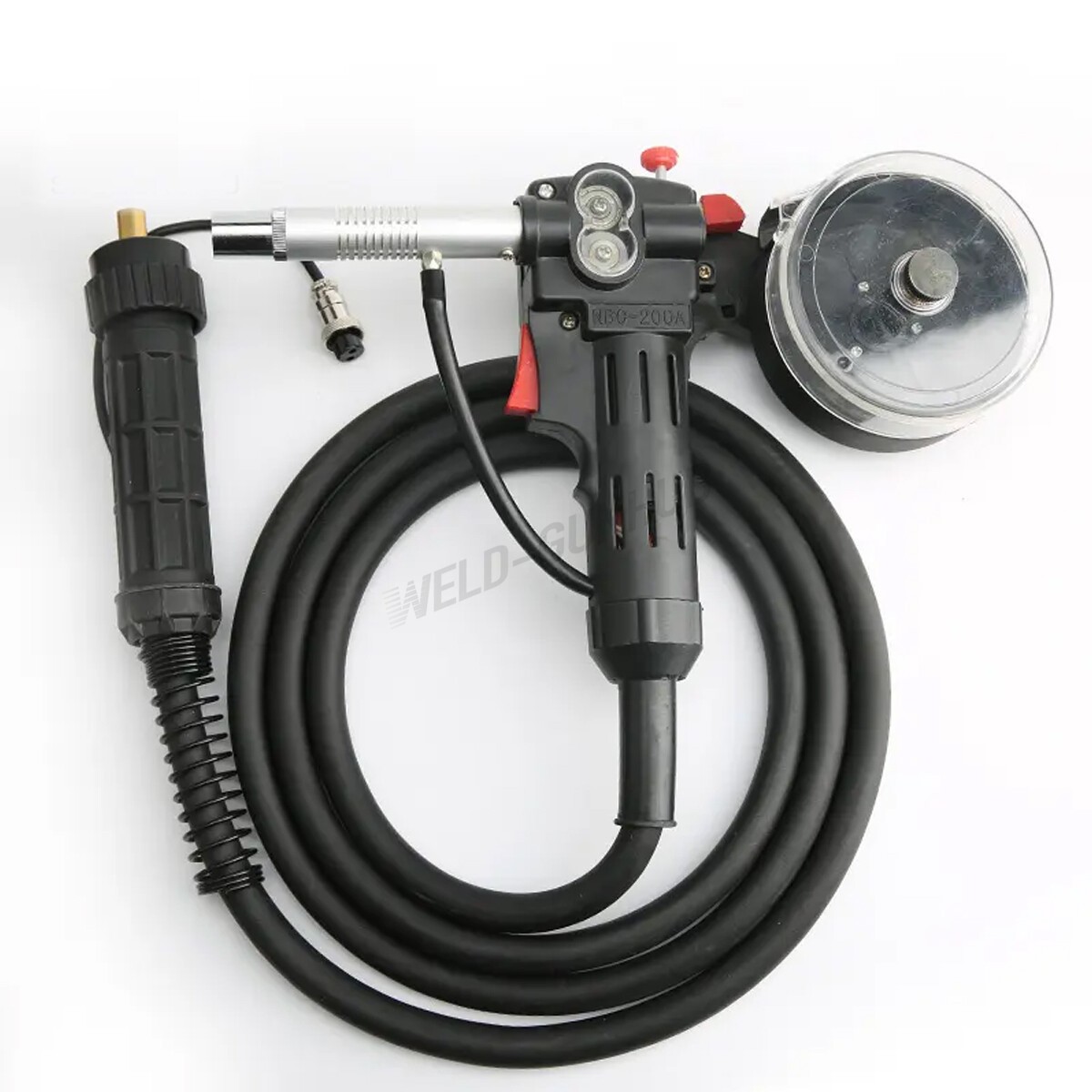 10FT Spool Gun 200A For Mig Spool Torch Aluminum Welding Machine Euro connector