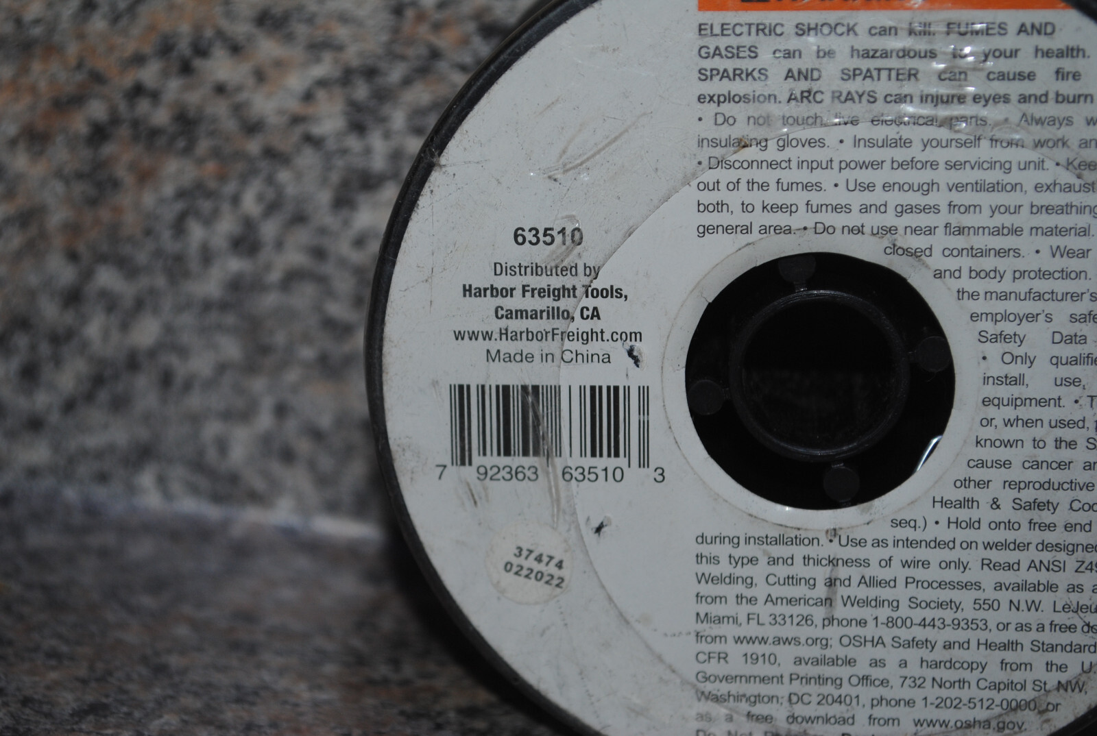 Vulcan MIG Solid Welding Wire 0.035 ER5356 Aluminum 1 Lb New Sealed