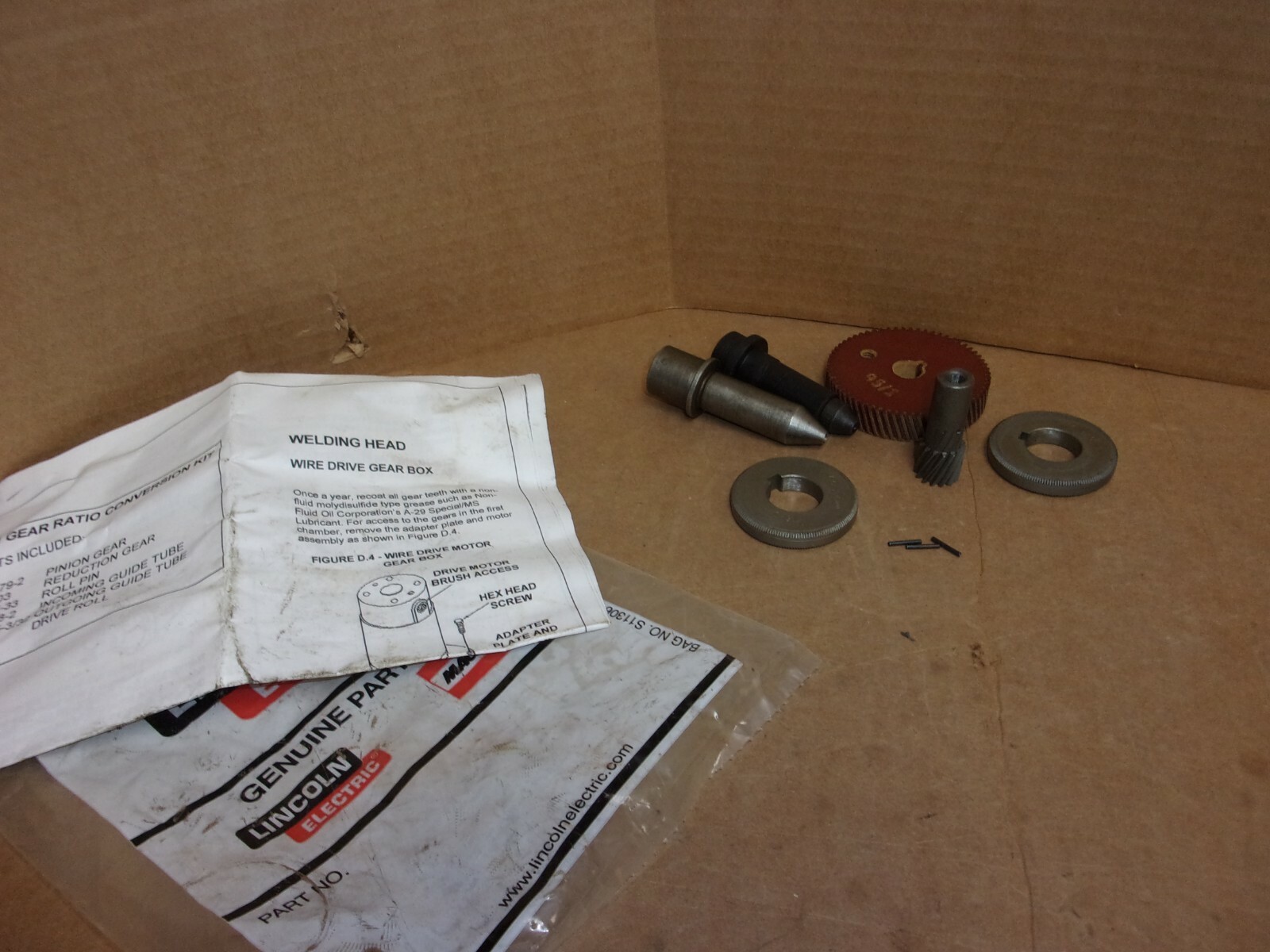 Lincoln Electric 95:1 Gear Ratio Conversion Kit , new