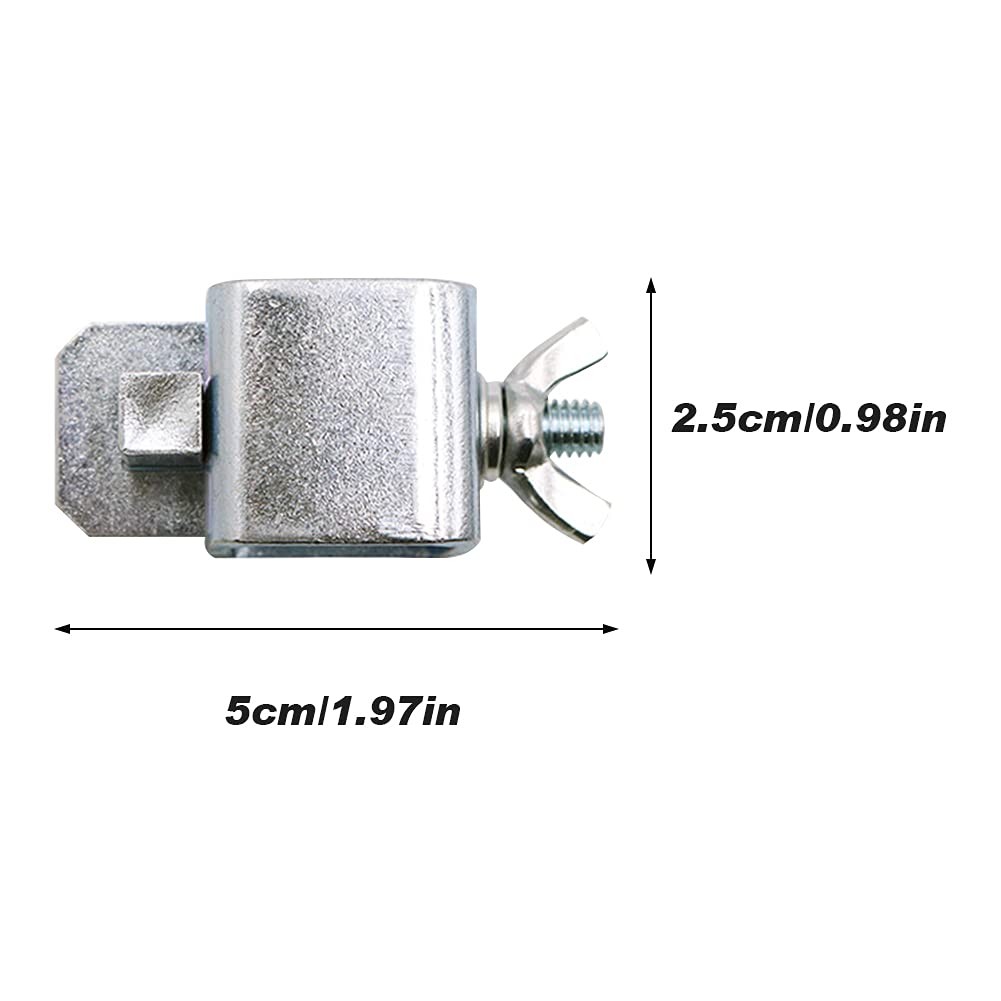 KASCLINO Butt Welding Clamps, 8pcs Multifunctional Small free size, Silver