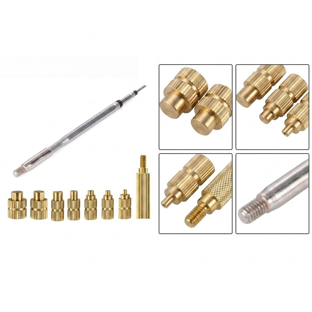 Brass Nut Insertion Tool Kit with For 936 Adapter and C245 Heating Core