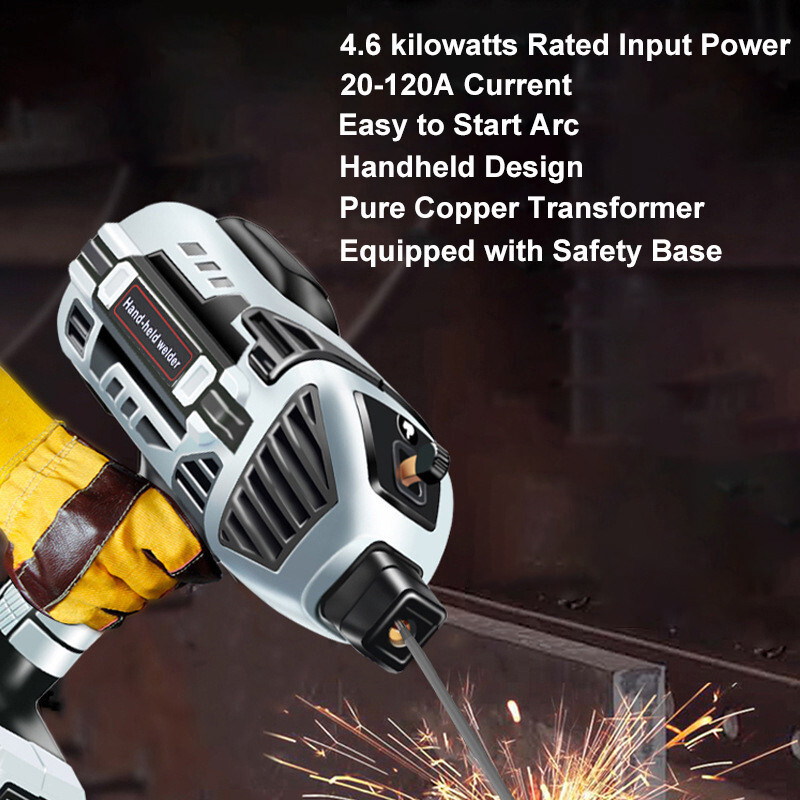 4600W Welding Machine 110V Handheld Digital Welder Gun Portable Welder Machine