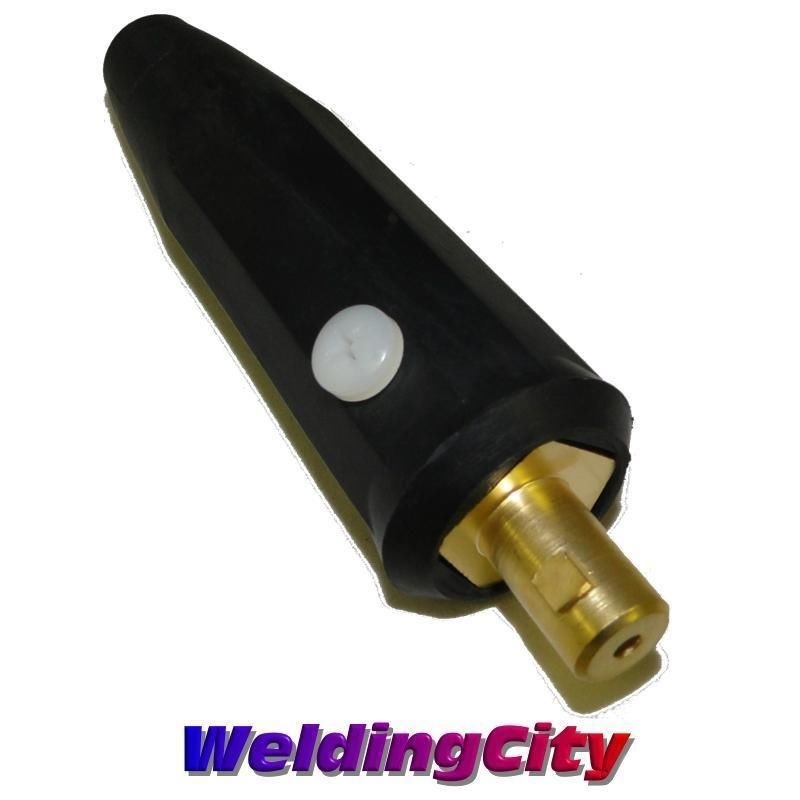 WeldingCity® Gas Pass-Thru Cable Adapter Dinse-35 TIG Welding Torch 9/17 | USA