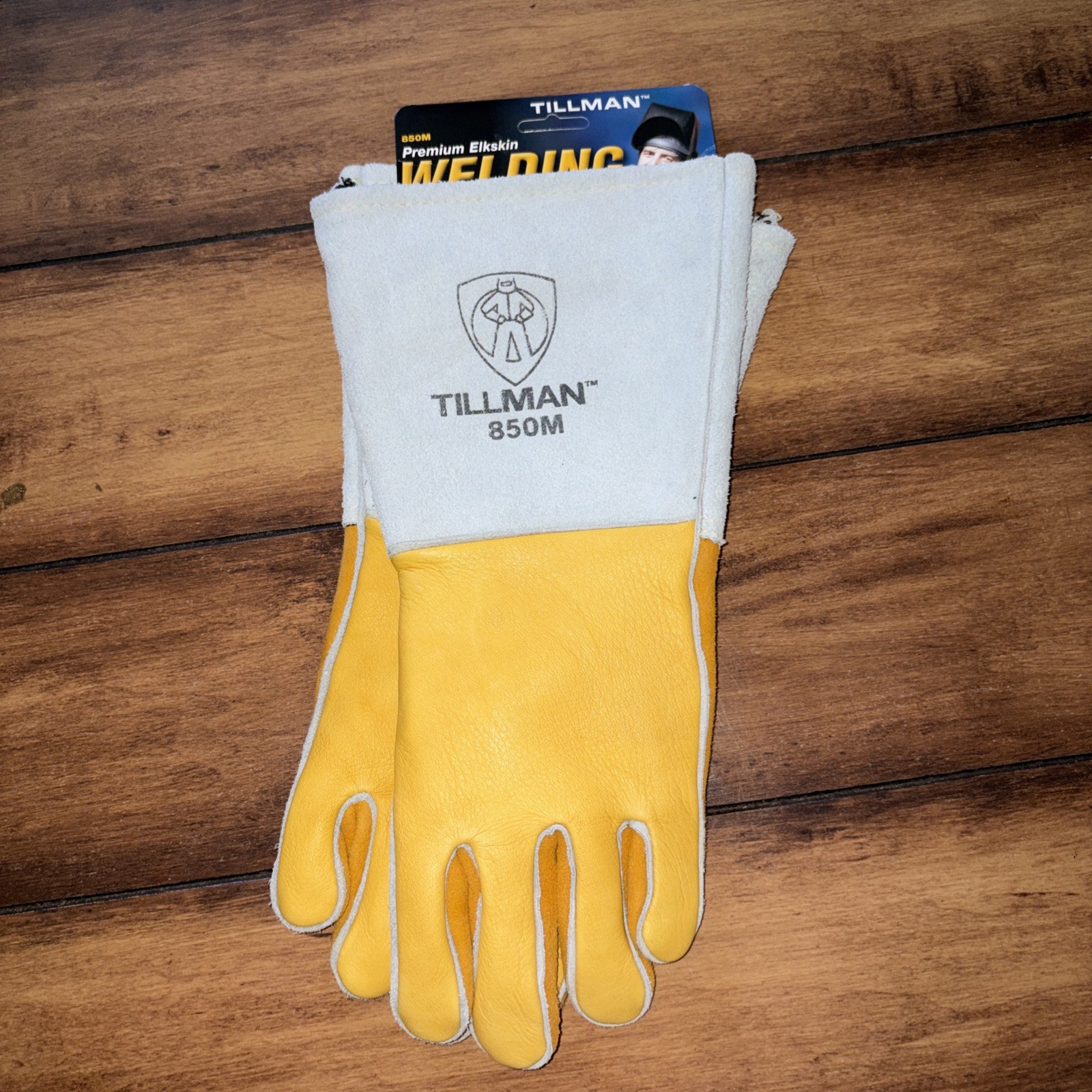 Tillman 850 Heavy Duty Elkskin Leather STICK Protective Welding Work Gloves Med
