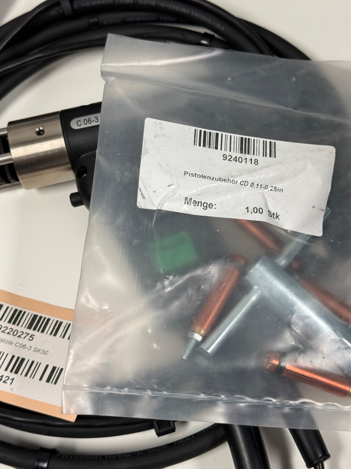 HBS PEGASAR 500 ACCU STUD WELDING UNIT WELDER & C06-3 GUN NELSON