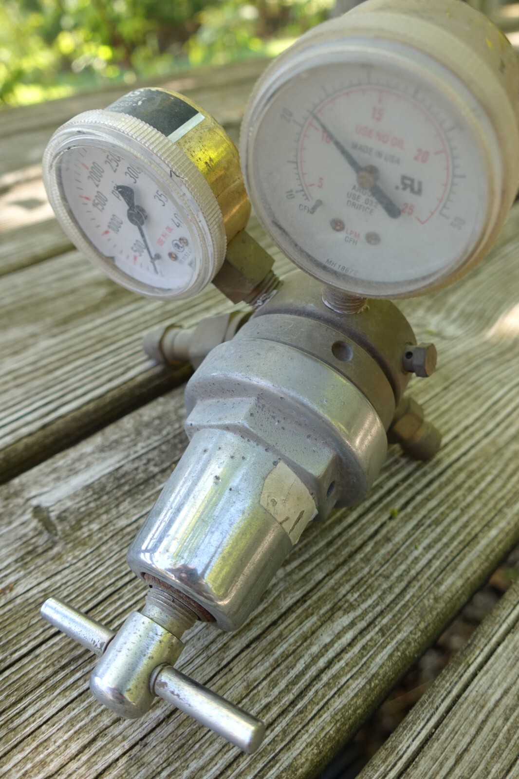 OXWELD argon regulator 85-A3