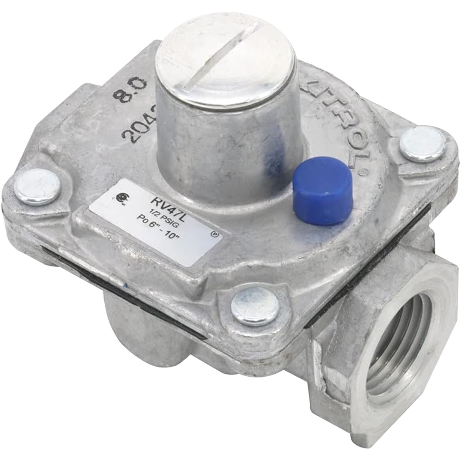 Maxitrol RV47L Liquid Propane Gas Pressure Regulator 1/2″ NPT Thread 13/16″ open