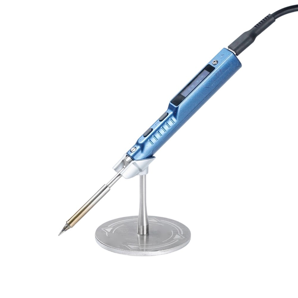 Soldering Iron Stand Portable Holder For Travel Repair Anti-slip Rubber Pads