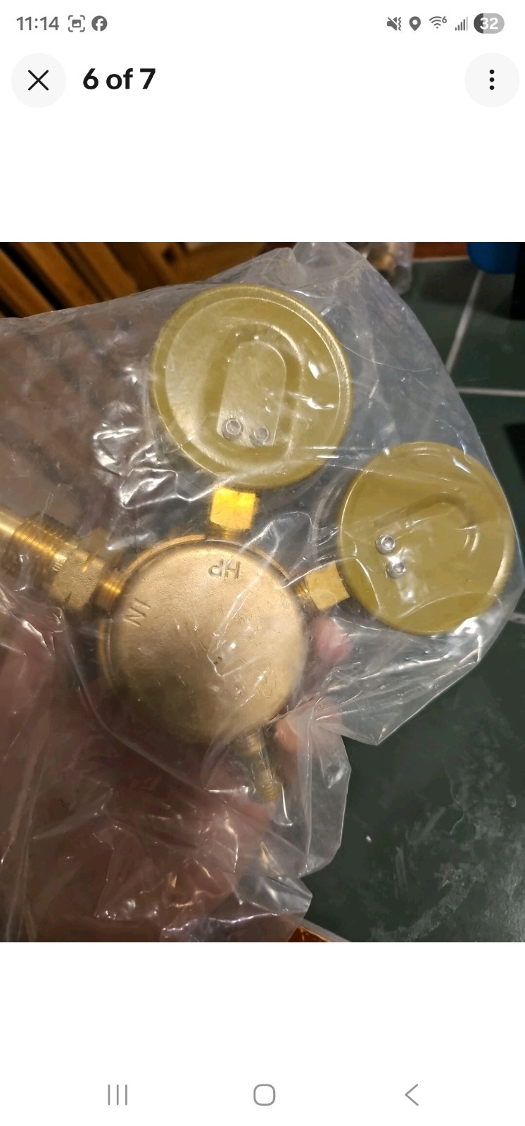 radnor 350-15-510-06 30 , 40psi Gas Welding Regulator for Oxygen Welding