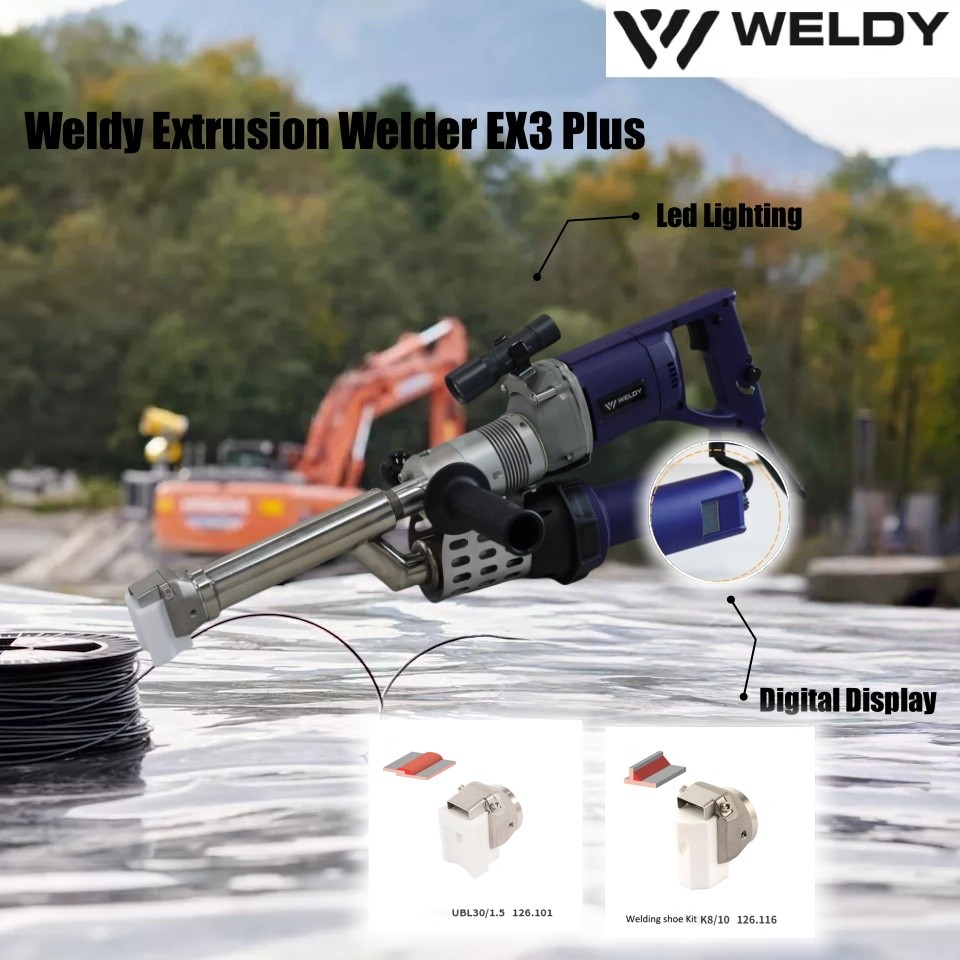 WELDY Booster EX3Plus 230V Digital Speed Adjustment Welding Gun Extrusion Welder