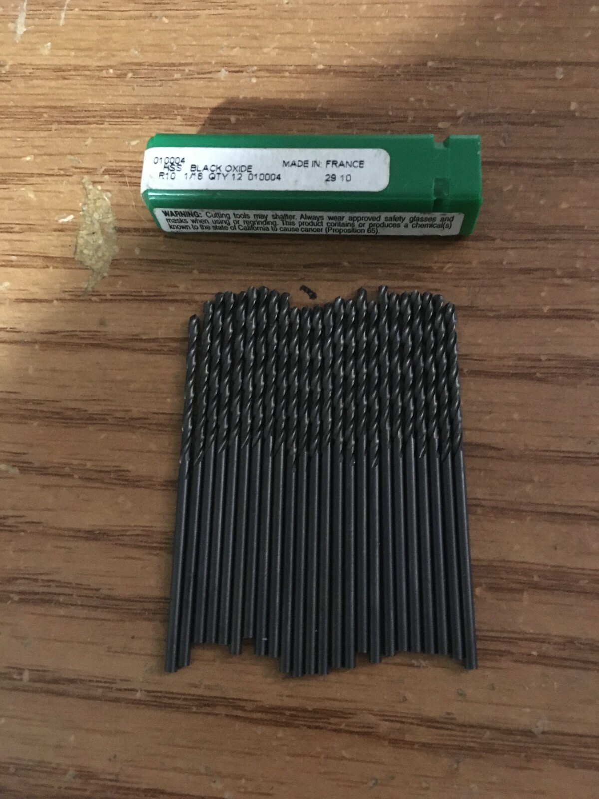 (24) 1/16″ x 1-7/8″ OAL HSS 118° Black Oxide Finish Jobber Drill