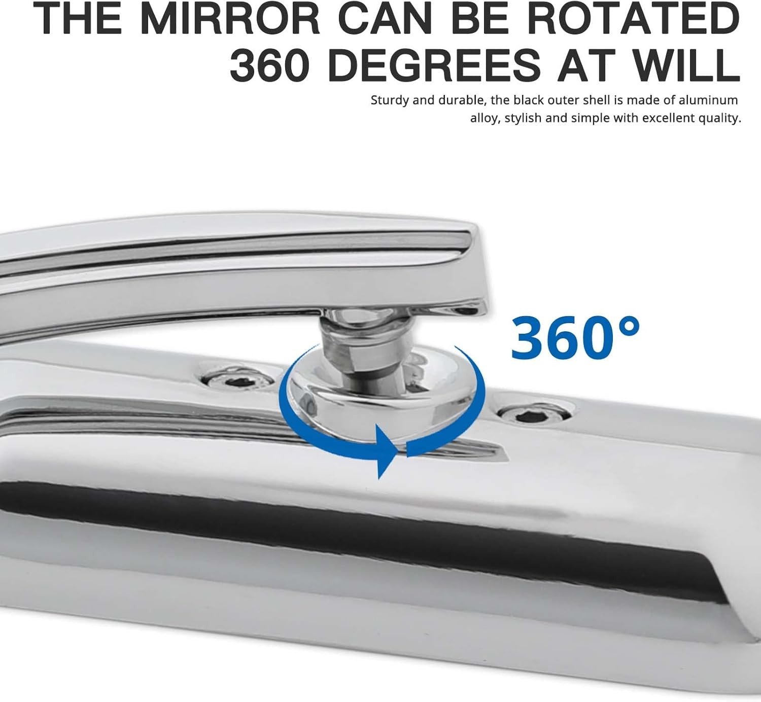 Chrome Motorcycle 8Mm 10Mm Sportster Mirrors for Harley Road King Street Electra