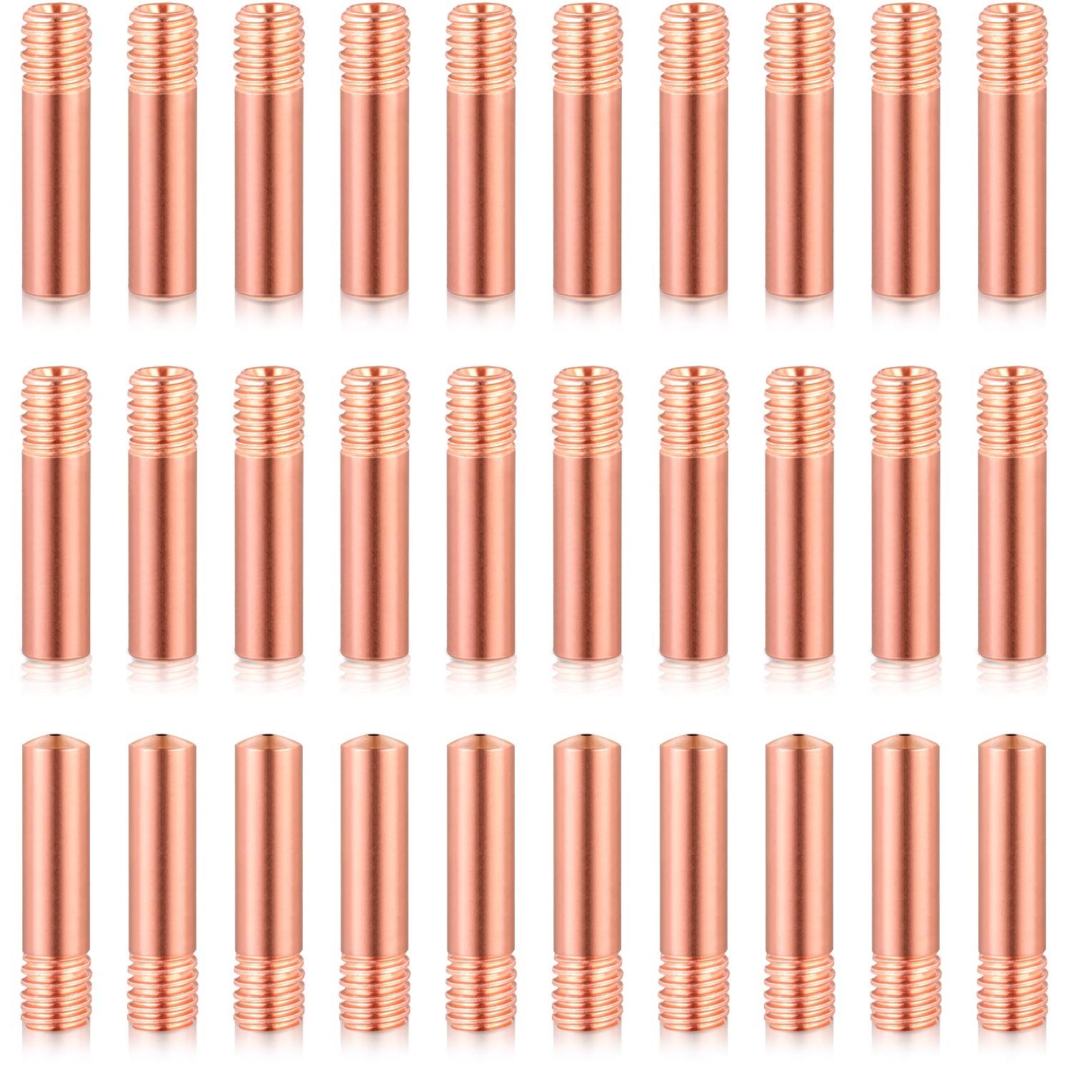 30 Pack Welding Contact Tips 035 MIG Gun Replacement for Millermatic Hobart
