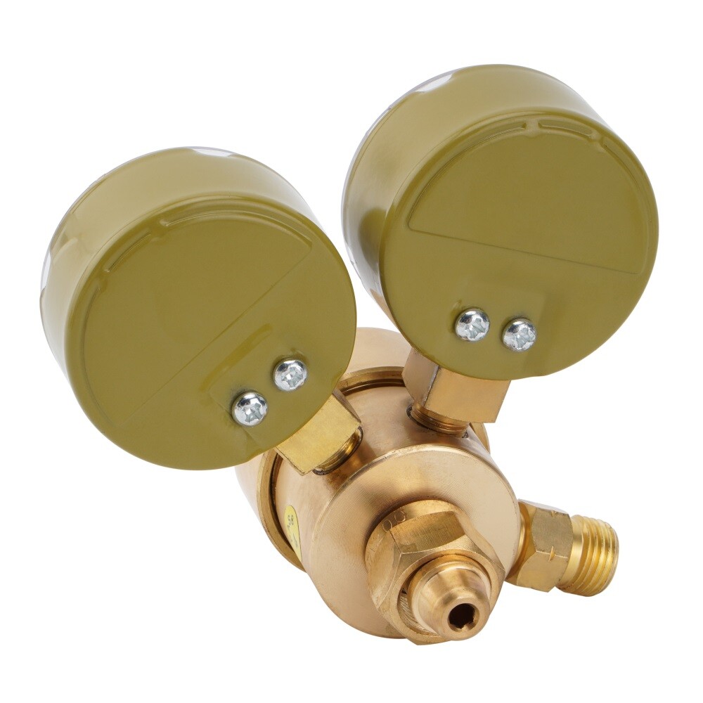 Forged Brass Oxygen &Acetylene Regulators Set +Dual Gauge, CGA200 CGA540 Service