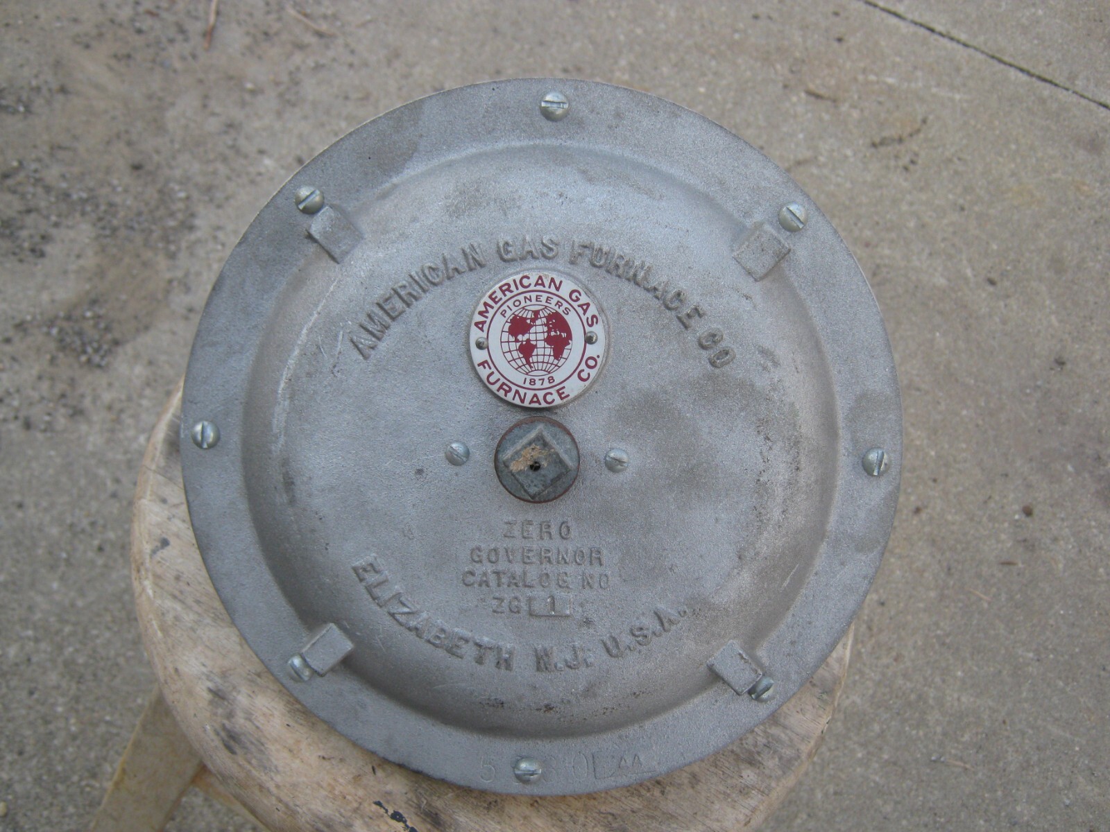 American Gas Furnace Company Zero Governor Catalog No ZG1