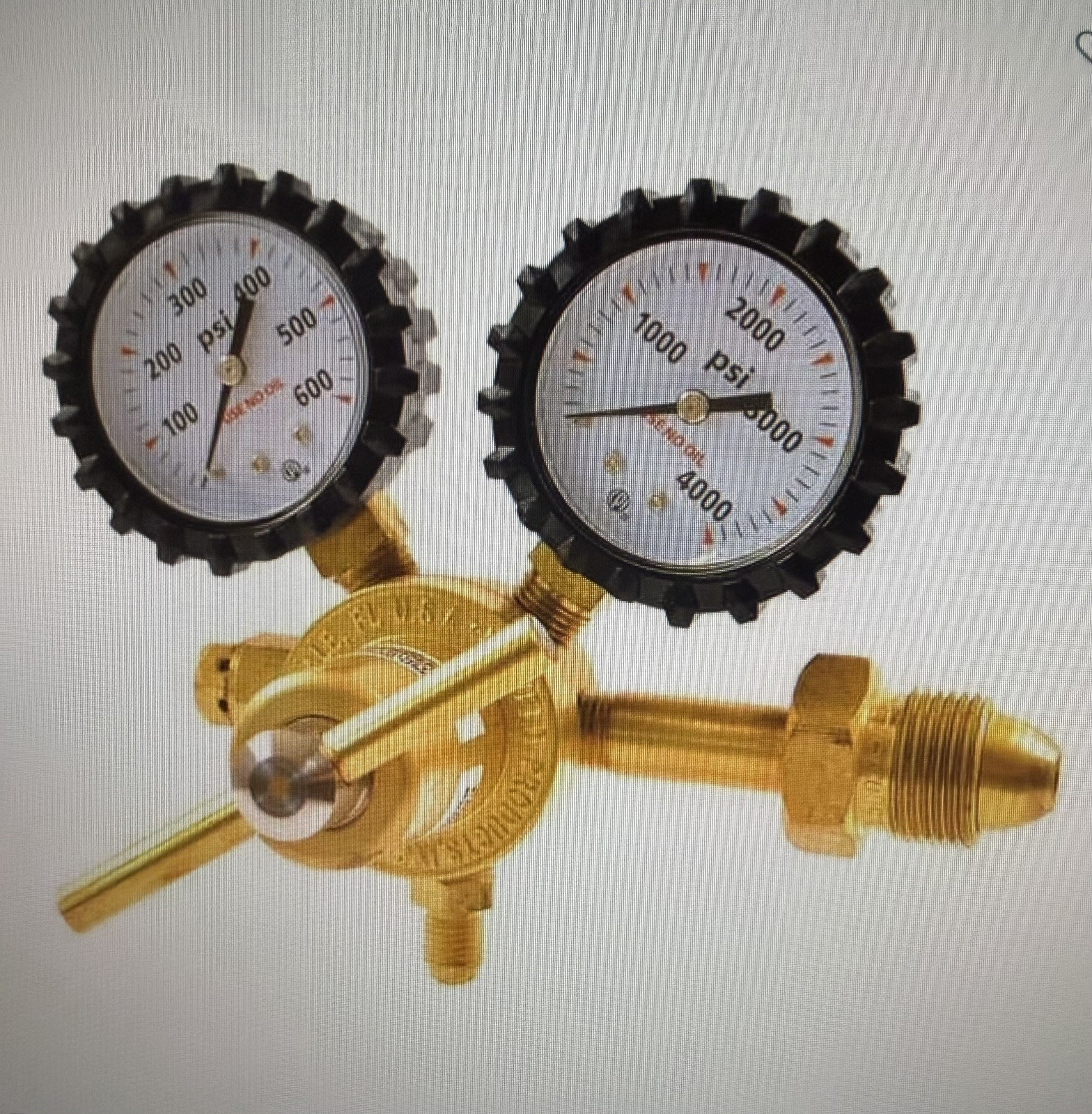Uniweld RHP400 Nitrogen Regulator With 0-400 PSI Delivery Pressure