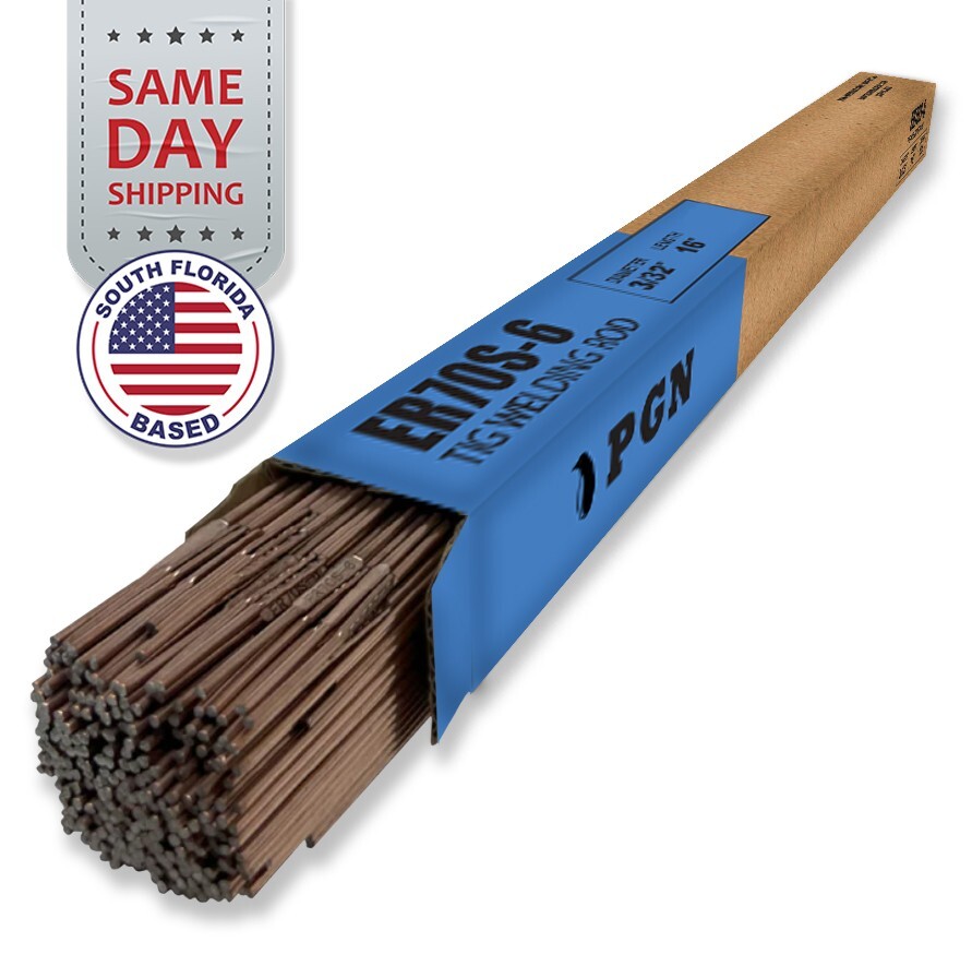 ER70S-6 10LB 3/32″ x 16″ Mild Steel TIG Welding Rod – PGN
