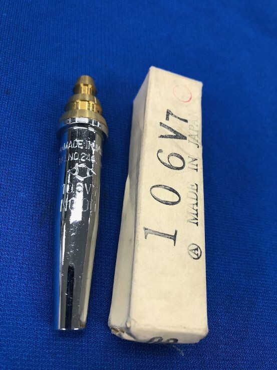 Koike Cutting Torch Tip Large Victor Propane 106V7-00 Size 00 Made in Japan