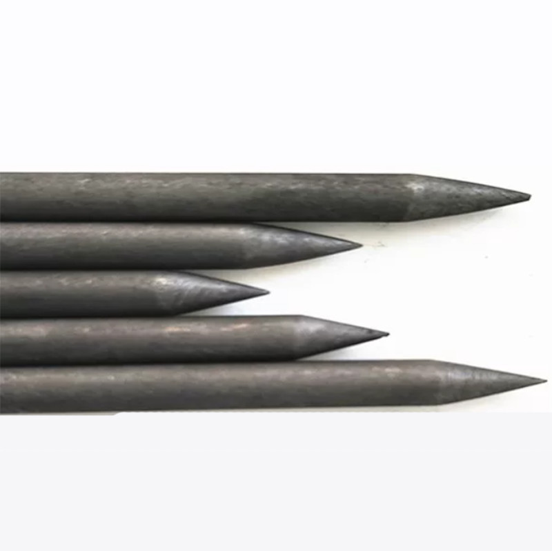 Cone Shaped Graphite Electrode Carbon Rod Solid Round Rod Diameter 3mm-50mm