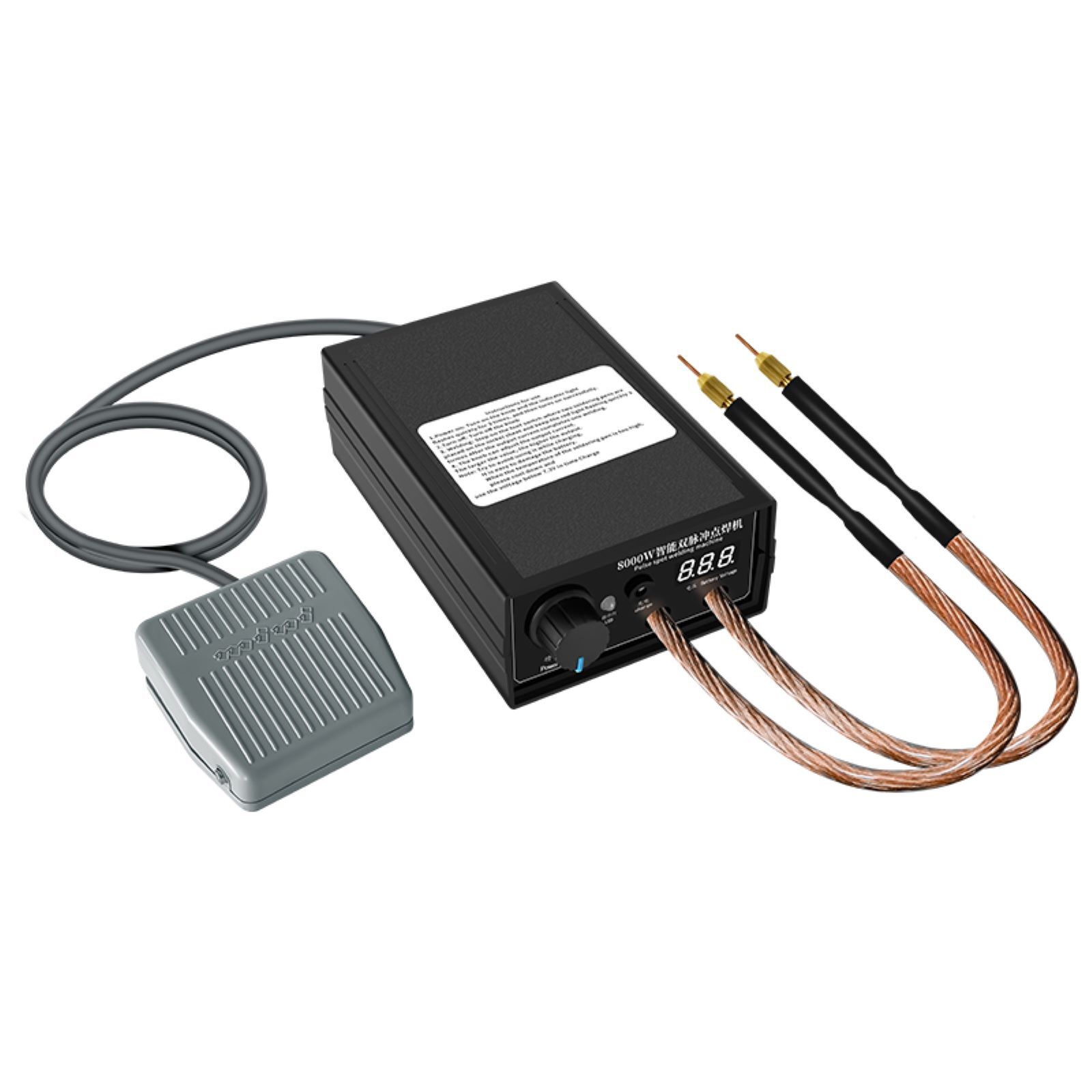 8000W Mini Spot Welder Machine DIY Kit 18650 Battery Pack Welding Tools