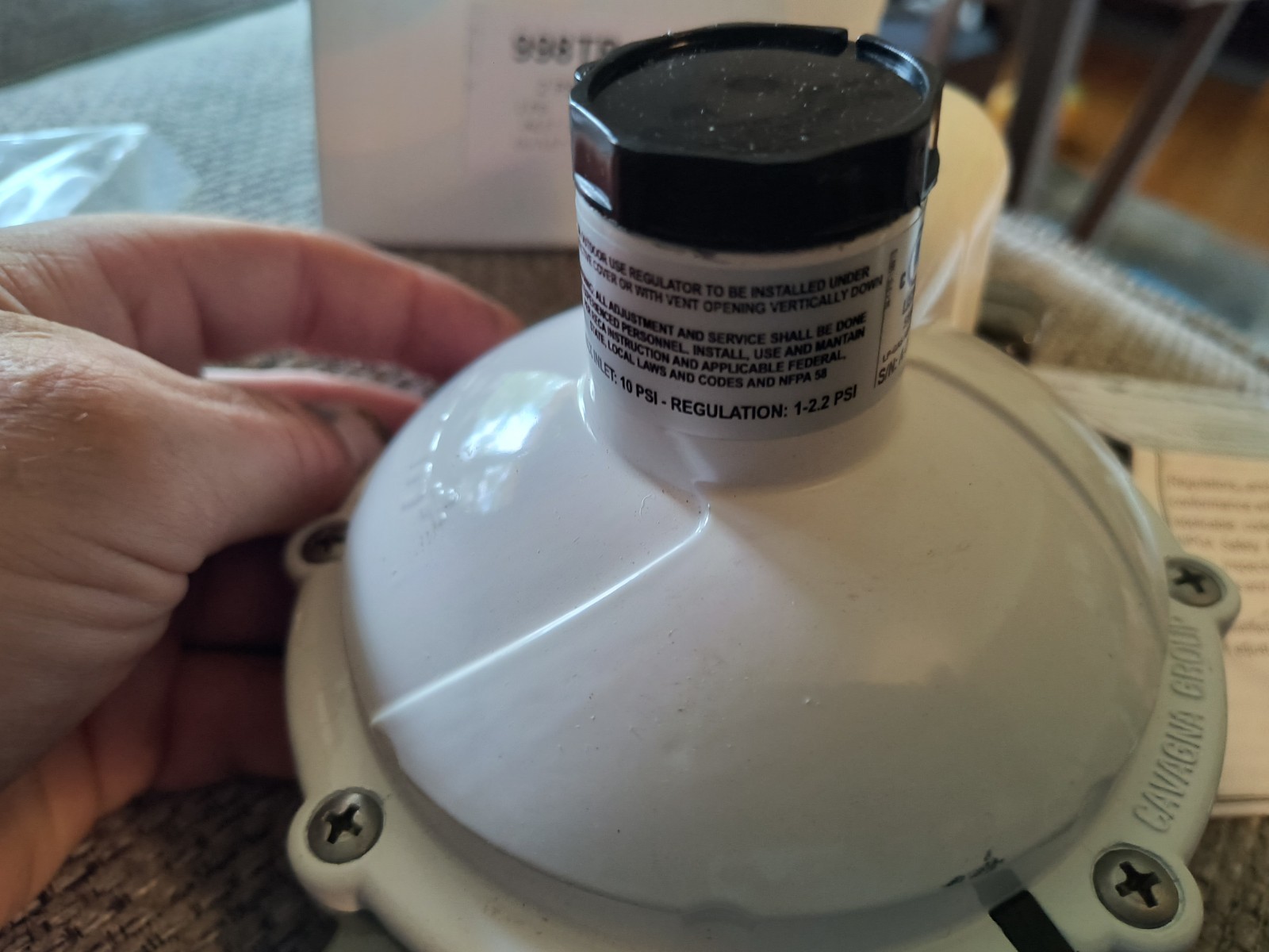 KOSAN 998TP-08 1/2″ NPT x 1/2″ NPT 2 PSI 1.46M BTU PROPANE REGULATOR NEW Cavagna