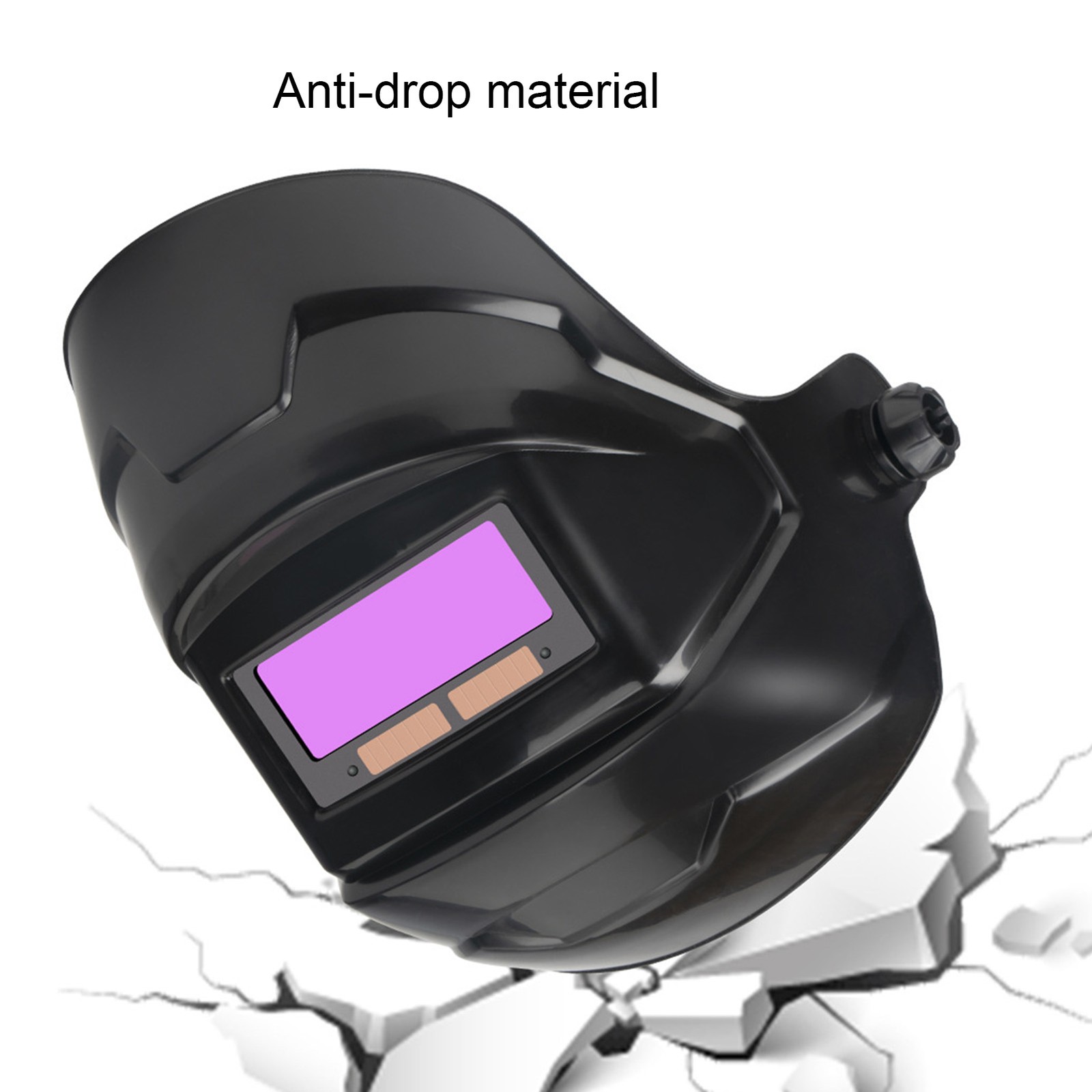 Large Viewing Welding Helmet True Color Auto Darkening Solar Powered Welder Hood