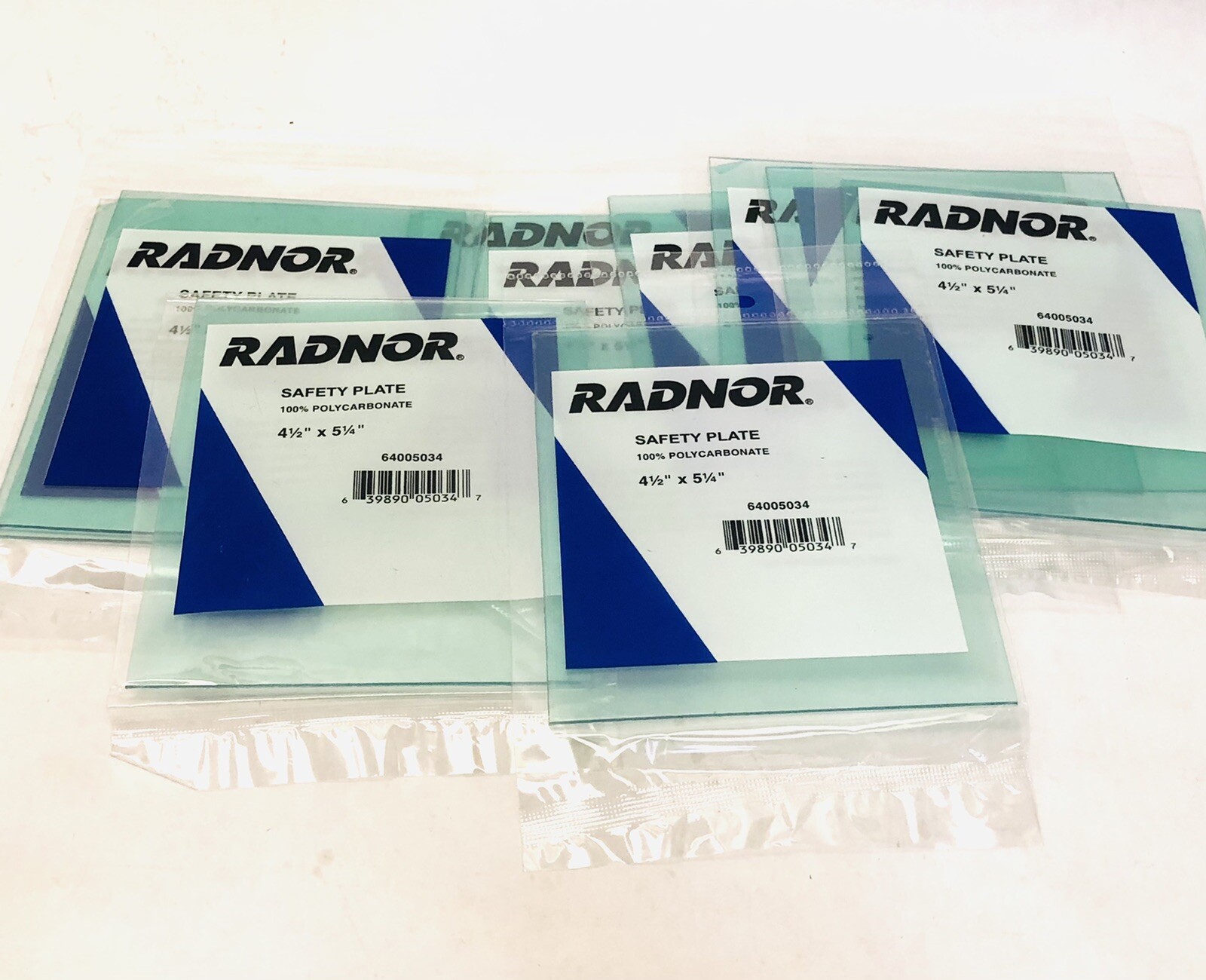 LOT OF 10 SAFETY PLATE 64005034 4-1/2” X 5-1/4”