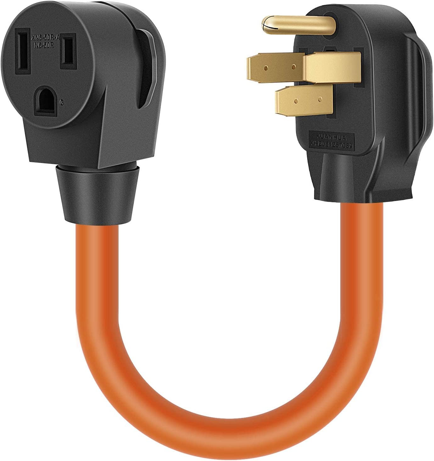 14-50P to 6-50R Welder Adapter Cord, Welder Plug Outlet Cord 50Amp, 250V, 1.5FT
