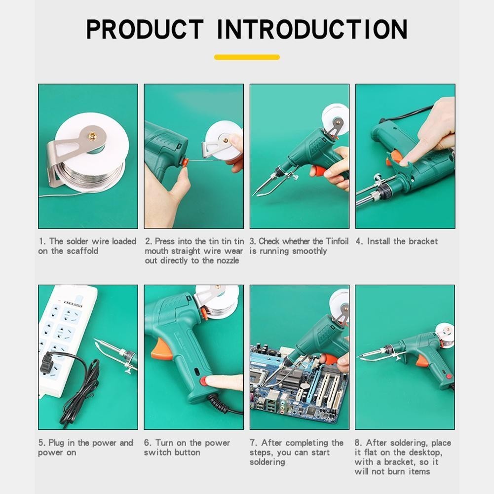 US Industrial Handheld Welding Gun – Internally Heated HOT Welder Tool