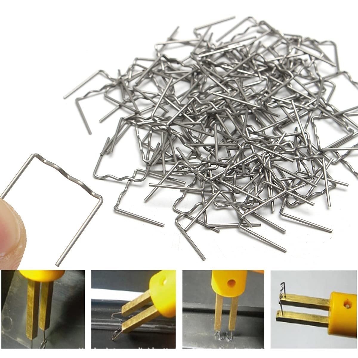 100 Count Hot Staple Welding Rods – Stainless Steel for Precision Repairs