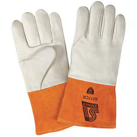 Steiner 0217Cr-M Cut Resistant Welding Gloves, Gauntlet Cuff, Wing Thumb,