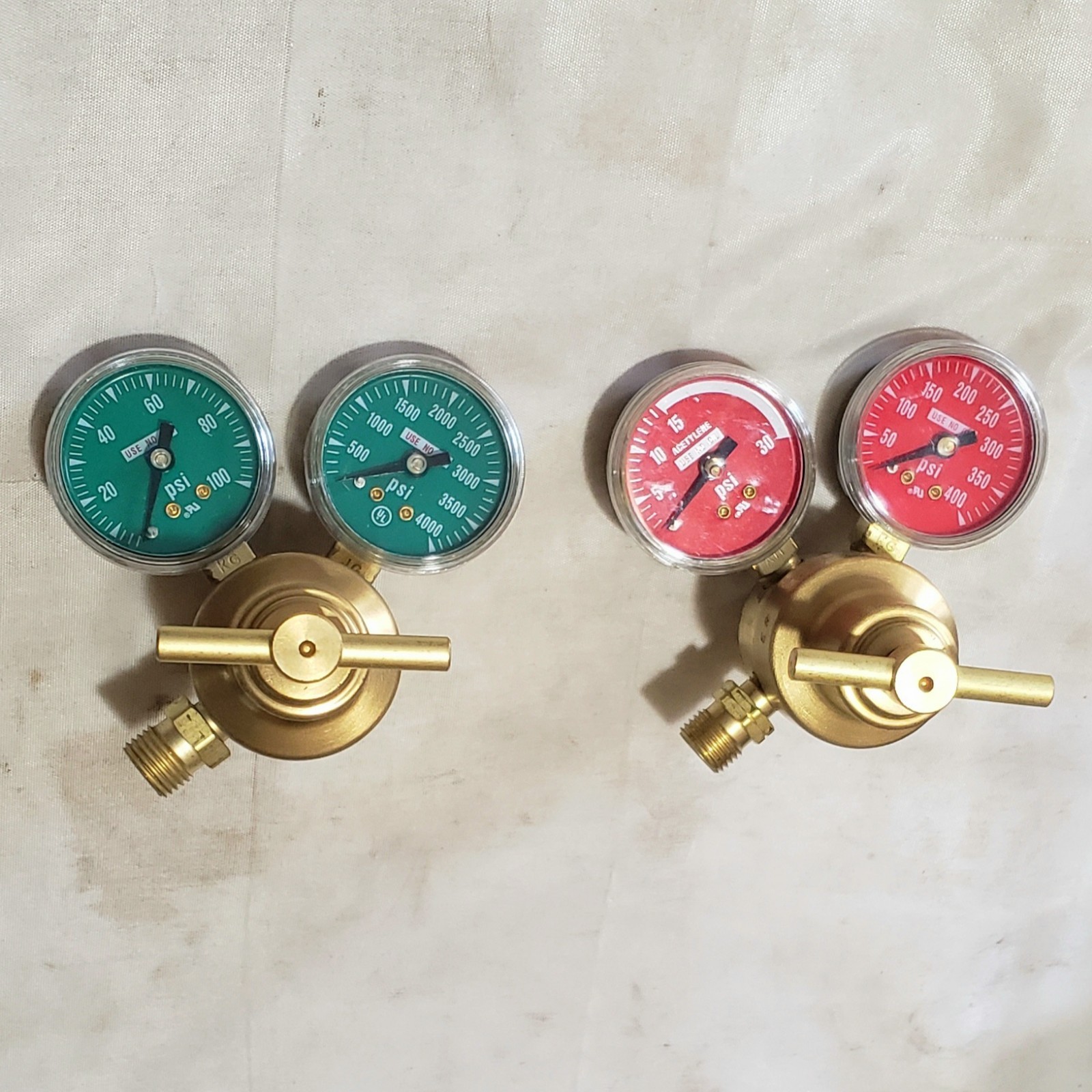 Victor Regulator Set CSR150CR Oxygen CSR160AR Acetylene MC CGA-200