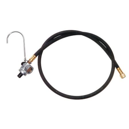 Sievert 3015-04 Gas Hose,4 Ft.,Lp,With Regulator