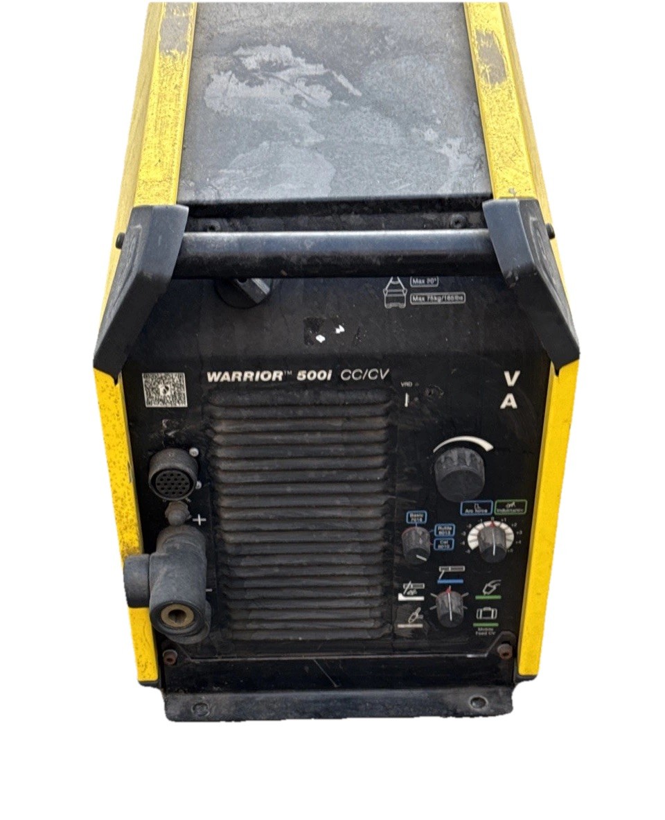 ESAB Warrior 500i CC/CV Welder 460V 3-Phase MIG TIG Stick Tested