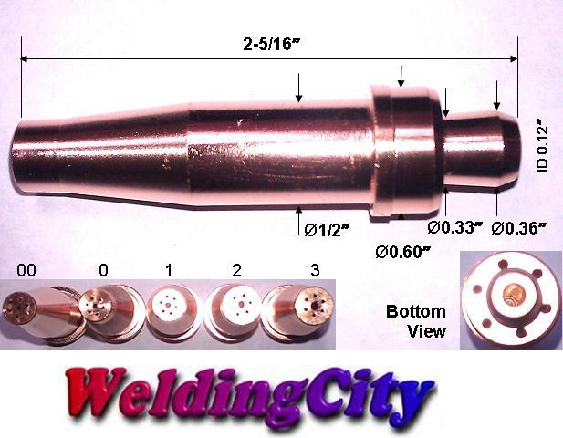 WeldingCity® Acetylene Cutting Tip 3-101 #0 for Victor Torch | US Seller Fast