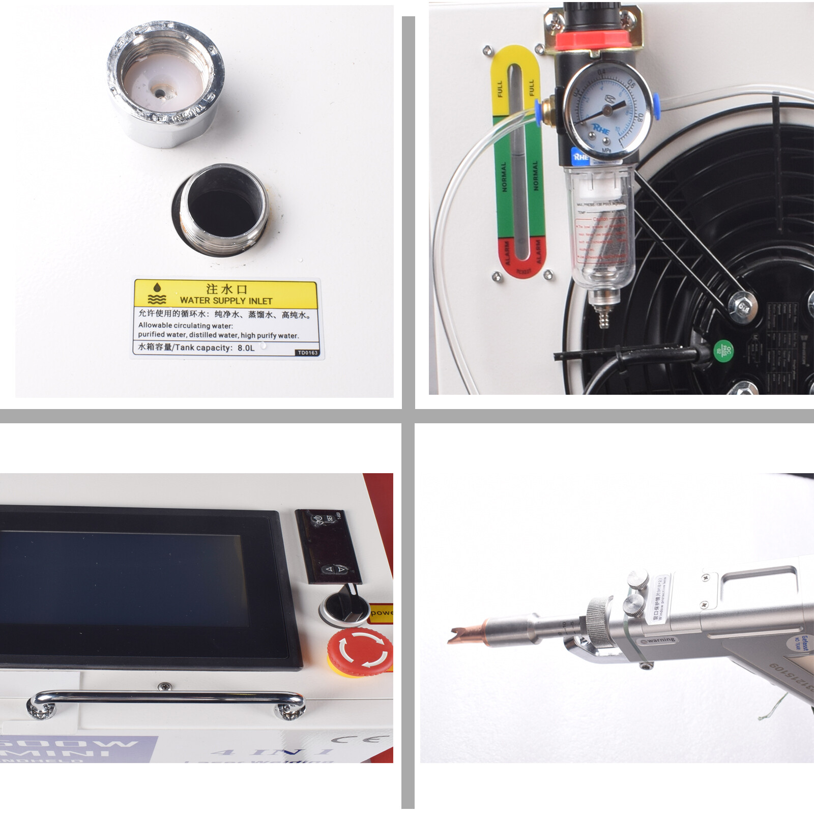 BWT 2000W 4 IN 1 Fiber Laser Welding Machine For Metal Cutting Cleaning 110/220V