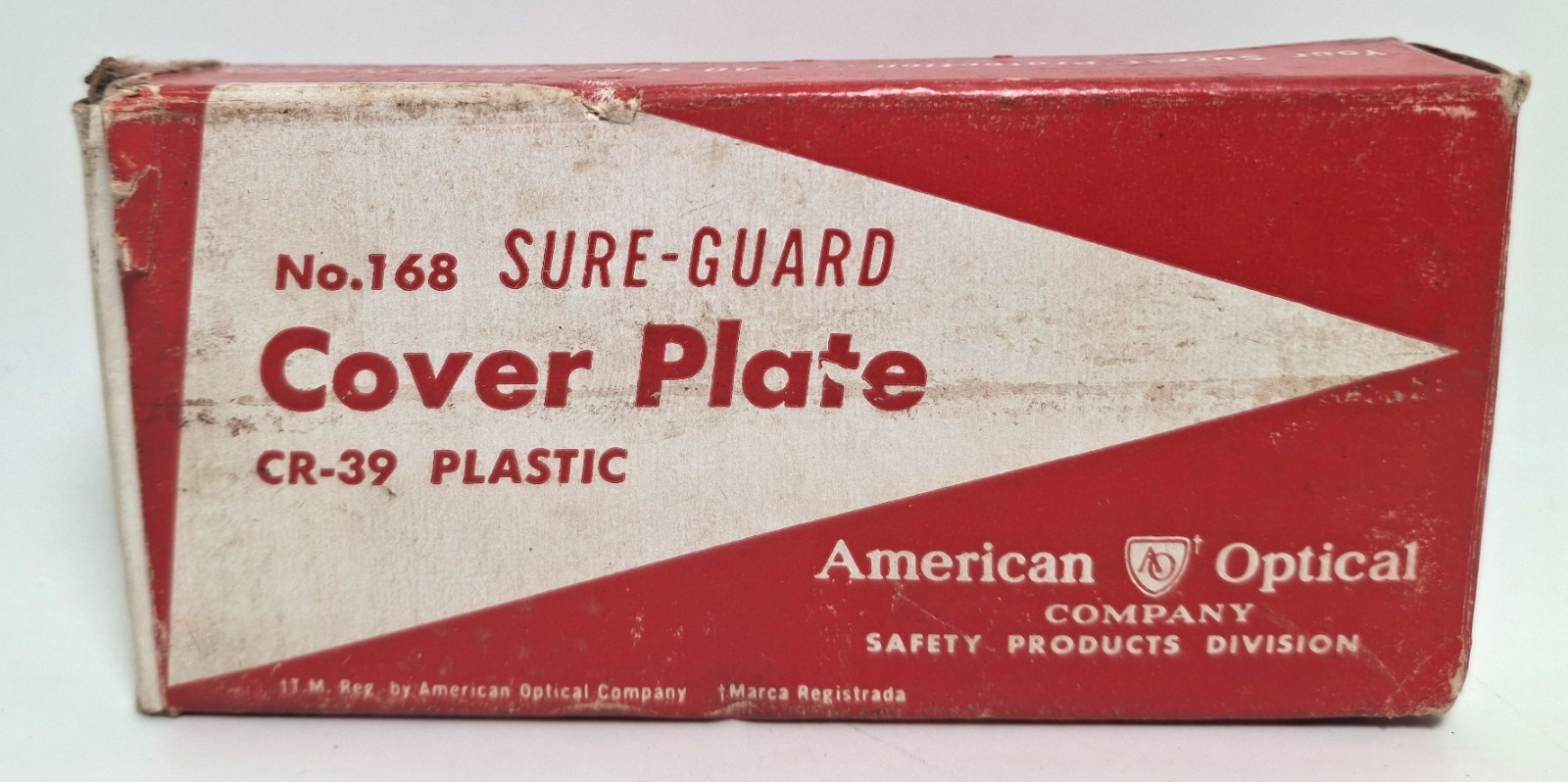 American Optical No. 168 Sure-Guard Cover Plate CR-39 12 Welding Plastic Lenses