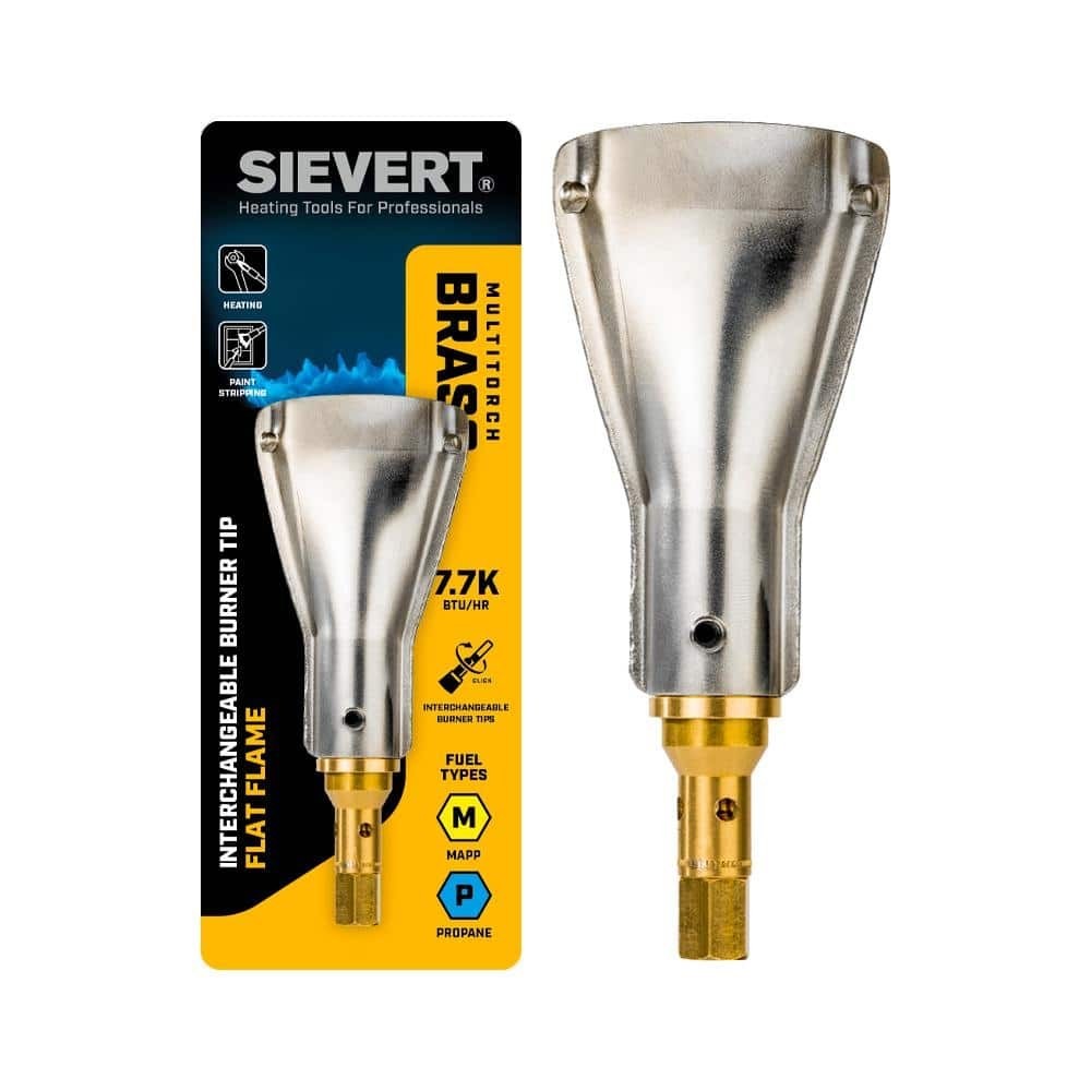SIEVERT Multi-Torch Brass Flat Flame Burner Tip