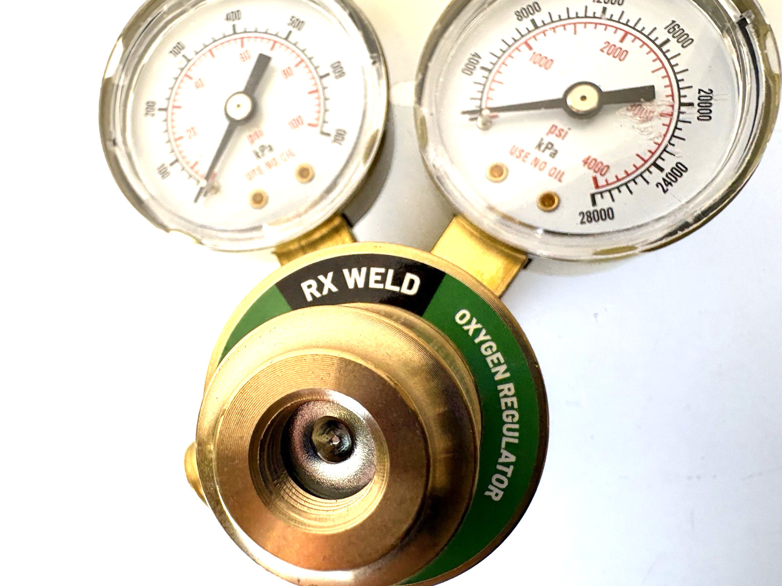 RX WELD Medium Duty Oxygen Acetylene Regulator Set CGA-540 & CGA-200 9/16″ H38