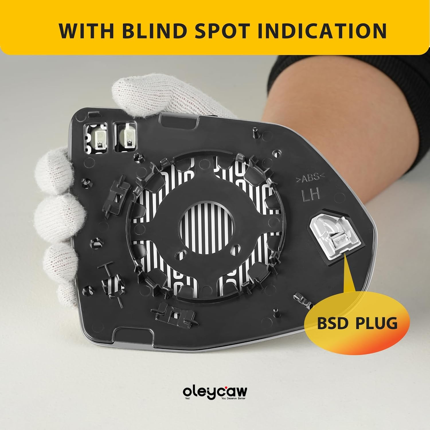 Blind Spot Driver Side Mirror Compatible with 2019 2020 2021 2022 2023 2024 2025