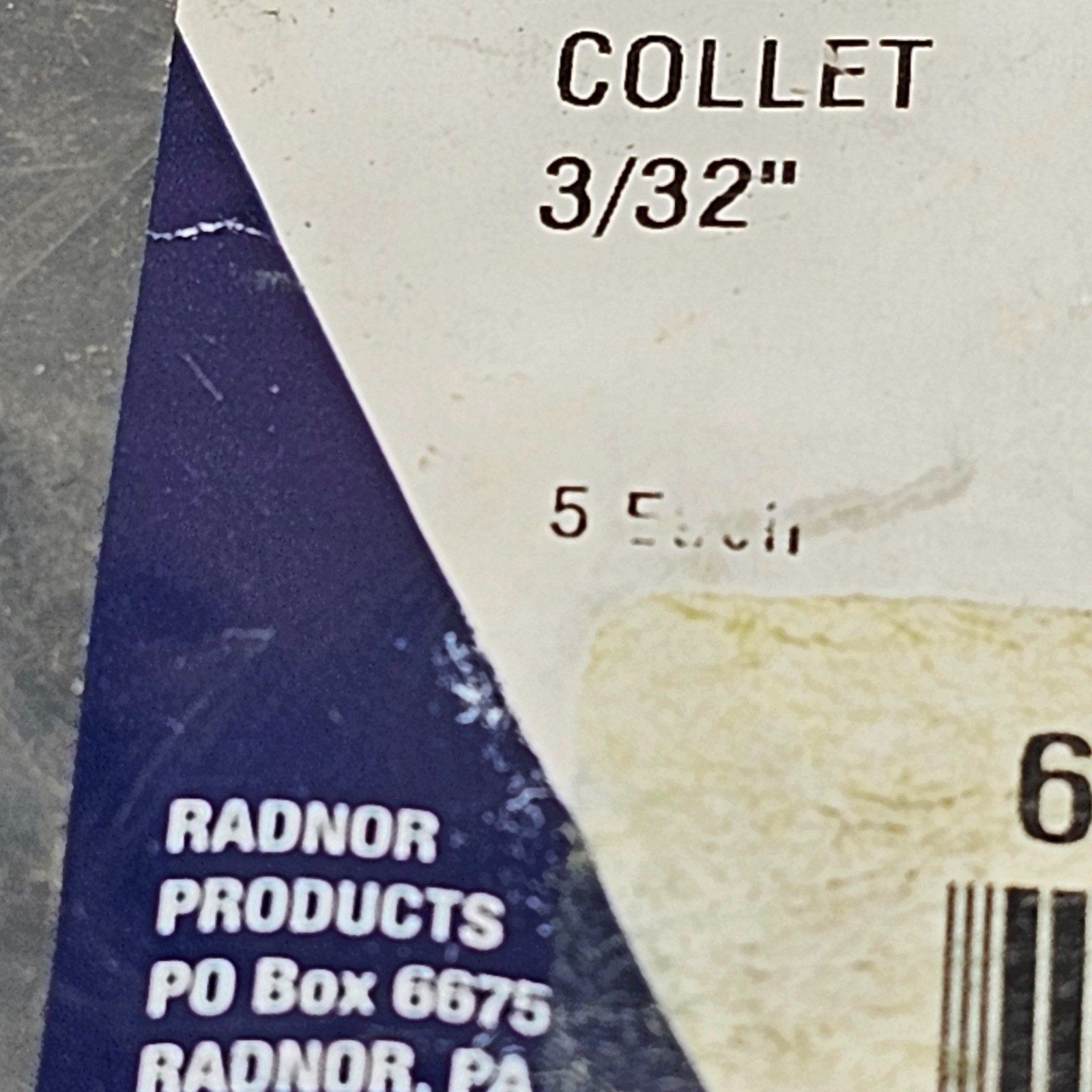 (10 PCS) Radnor 13N23: 3/32″ TIG Collet For Radnor 9, 20 And 25 Series Torches