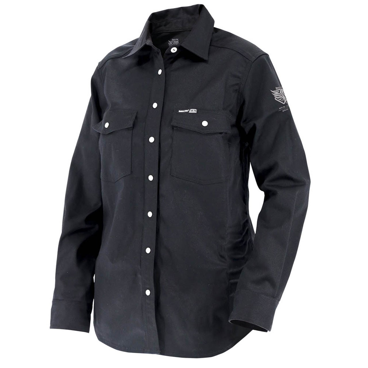 Black Stallion WF3515-BK AngelFire® Women’s 7 oz. AR/FR Cotton Work Shirt, SM