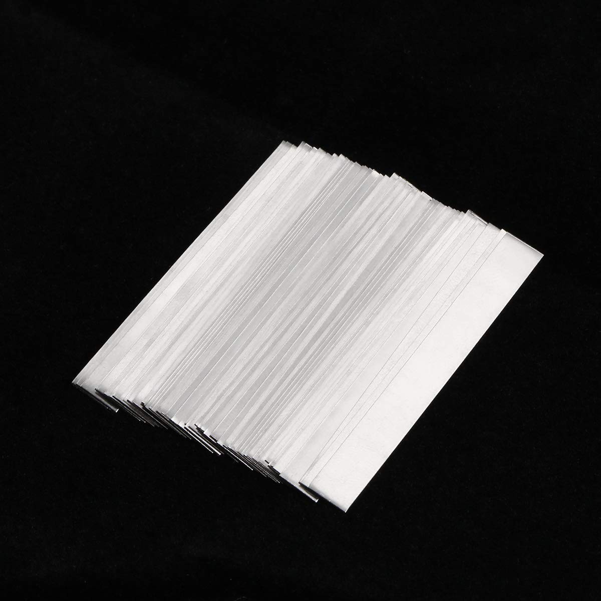 SHONAN Pure Nickel Strip 99.6% Nickel, 2 0.15 x 6 x 50 mm, 50 Pieces, Silver
