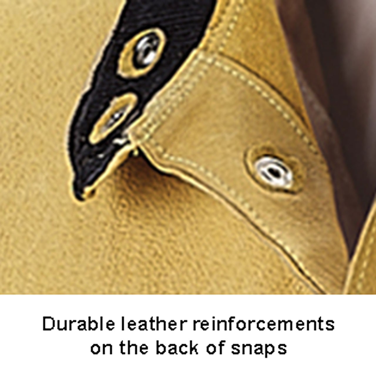 Black Stallion 30PWC DuraLite Premium Pigskin Welding Jacket Tan Medium