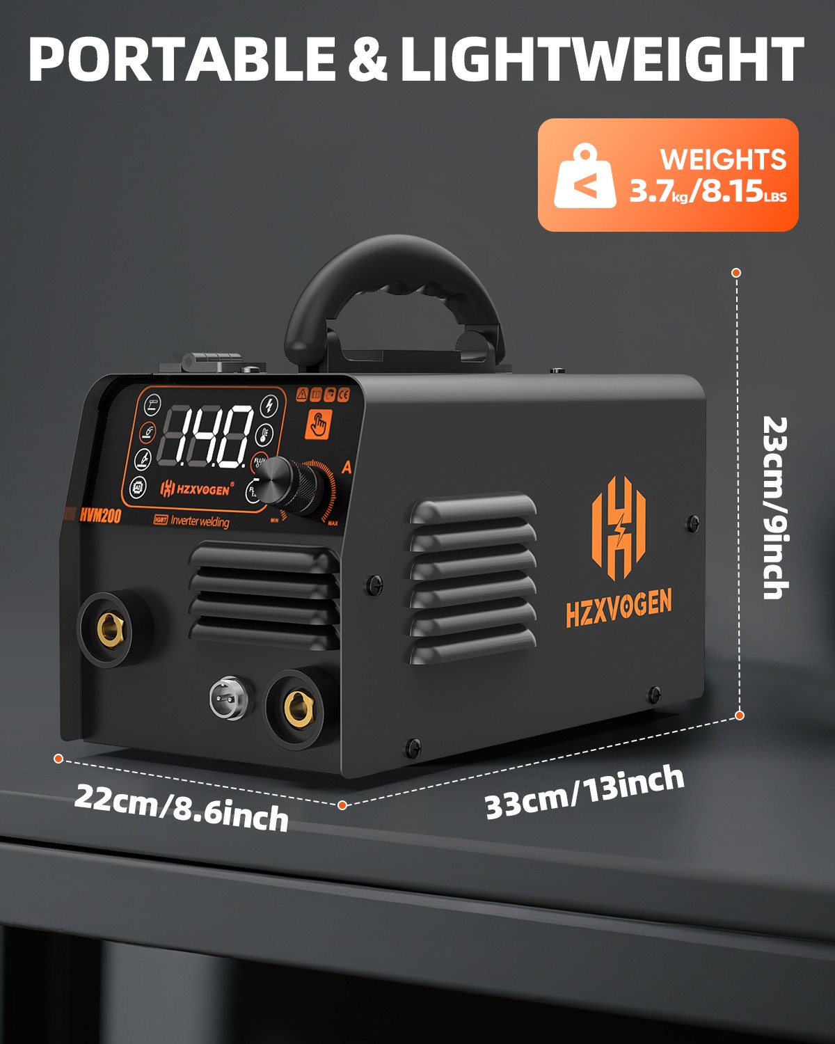 120A Gasless MIG/Lift TIG/Stick Welder with TIG Torch,110V 3in1 IGBT Inverter