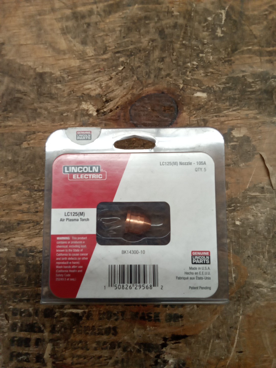 Lincoln Electric BK14300-10 Nozzle (105A) (LC125M) 4 pack