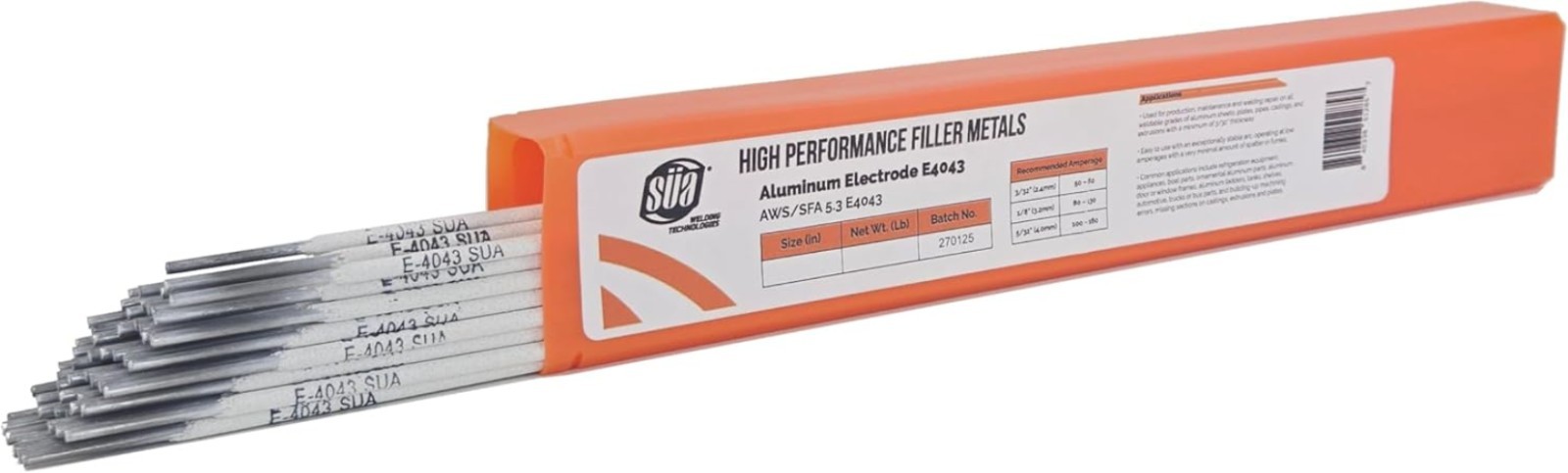 Professional Grade Aluminum Electrode 1/8” x 14” – 1 Lb